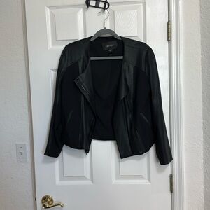 Black moto jacket